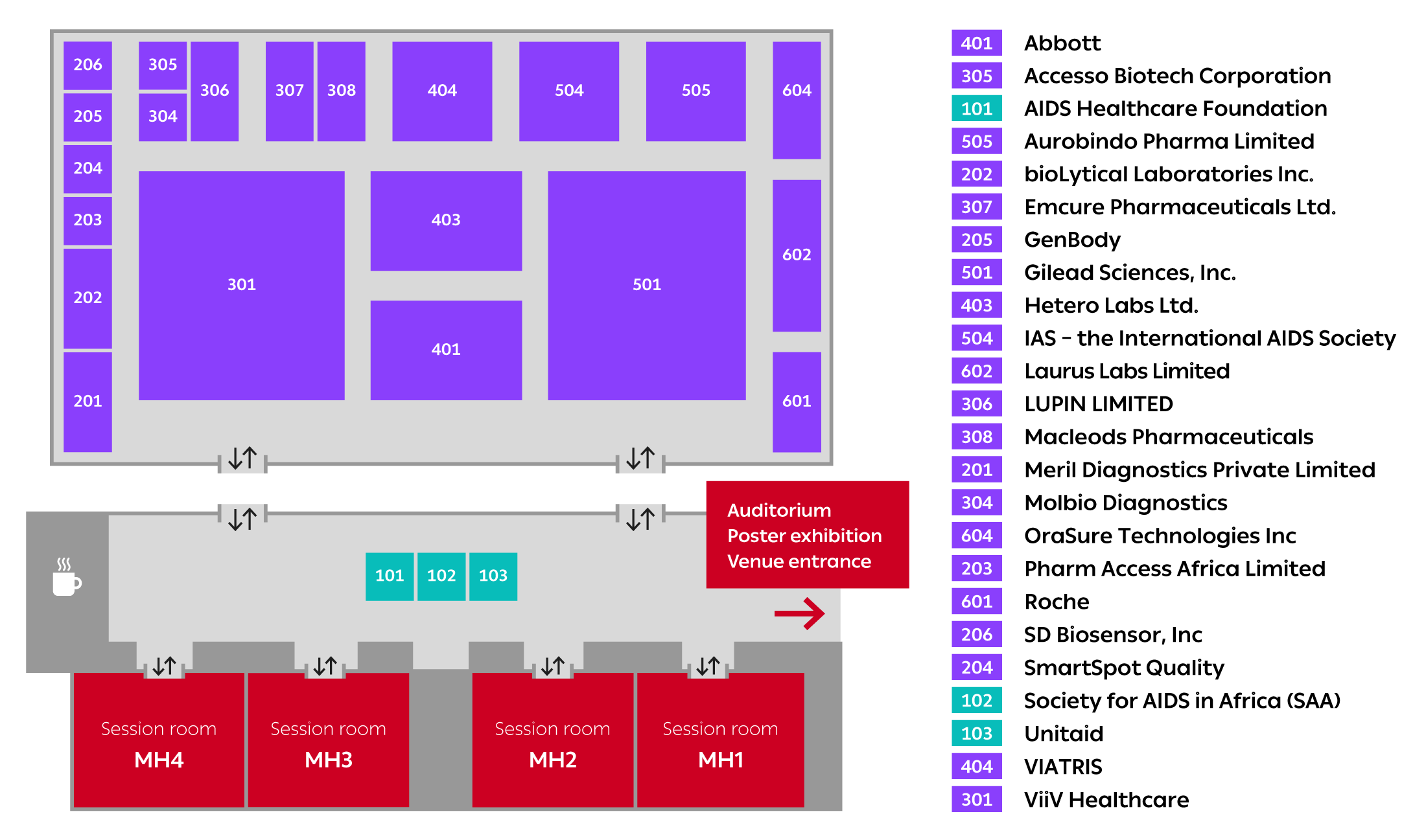 IAS 2025 exhibition map